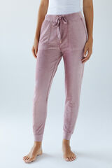 Womensecret Розовые бархатные брюки розовый 