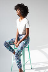 Womensecret Длинные синие брюки из хлопка, созданные совместно с Coordonné серый